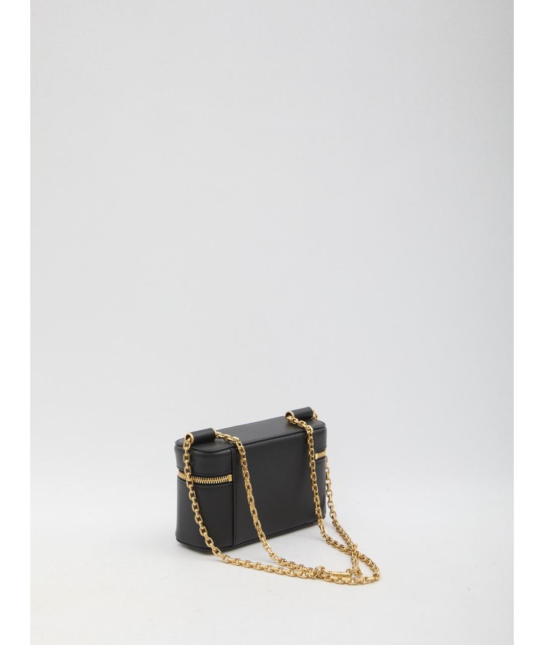 DOLCE&GABBANA Черная кожаная сумка через плечо, фото 2