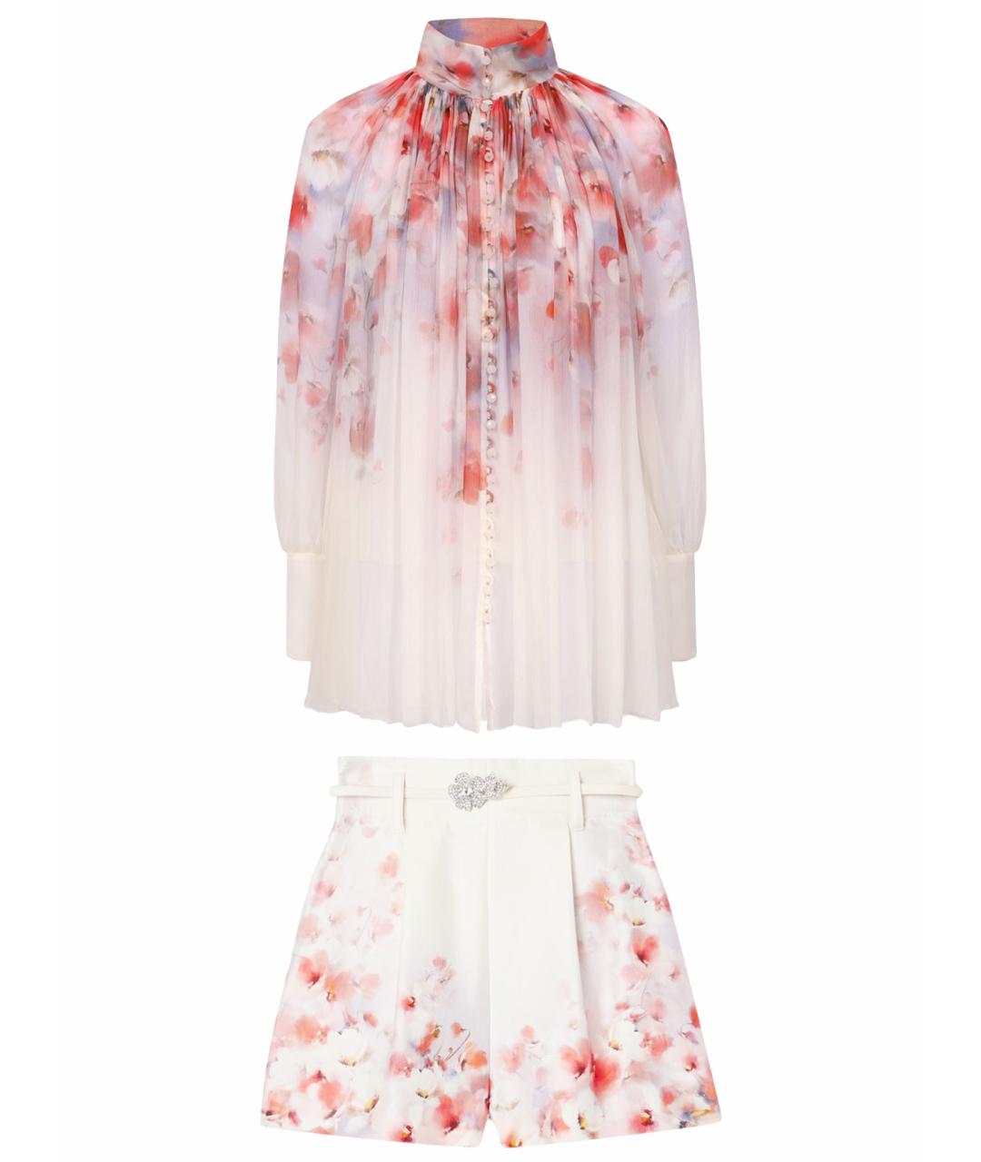 ZIMMERMANN Мульти шелковый костюм с брюками, фото 1