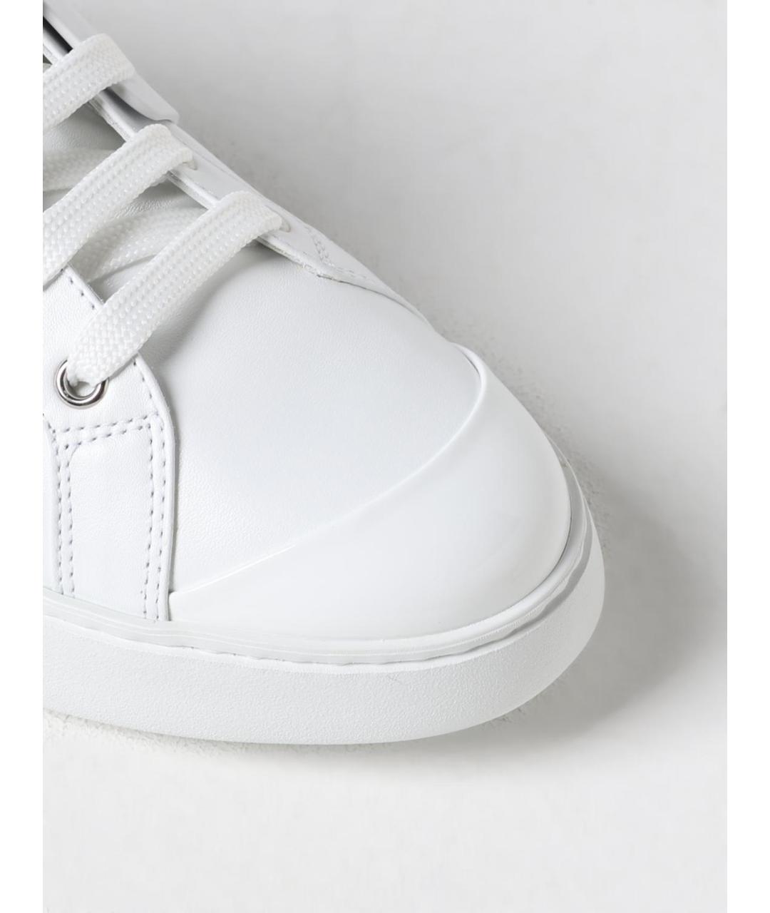 ROGER VIVIER Белые кожаные кеды, фото 4