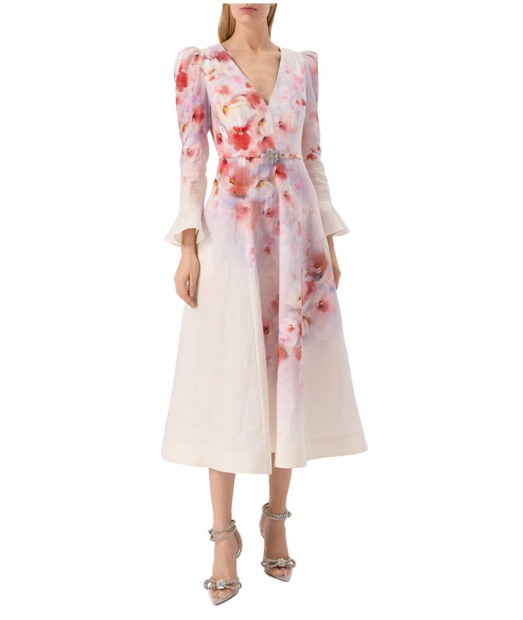 ZIMMERMANN Мульти шелковое платье, фото 4