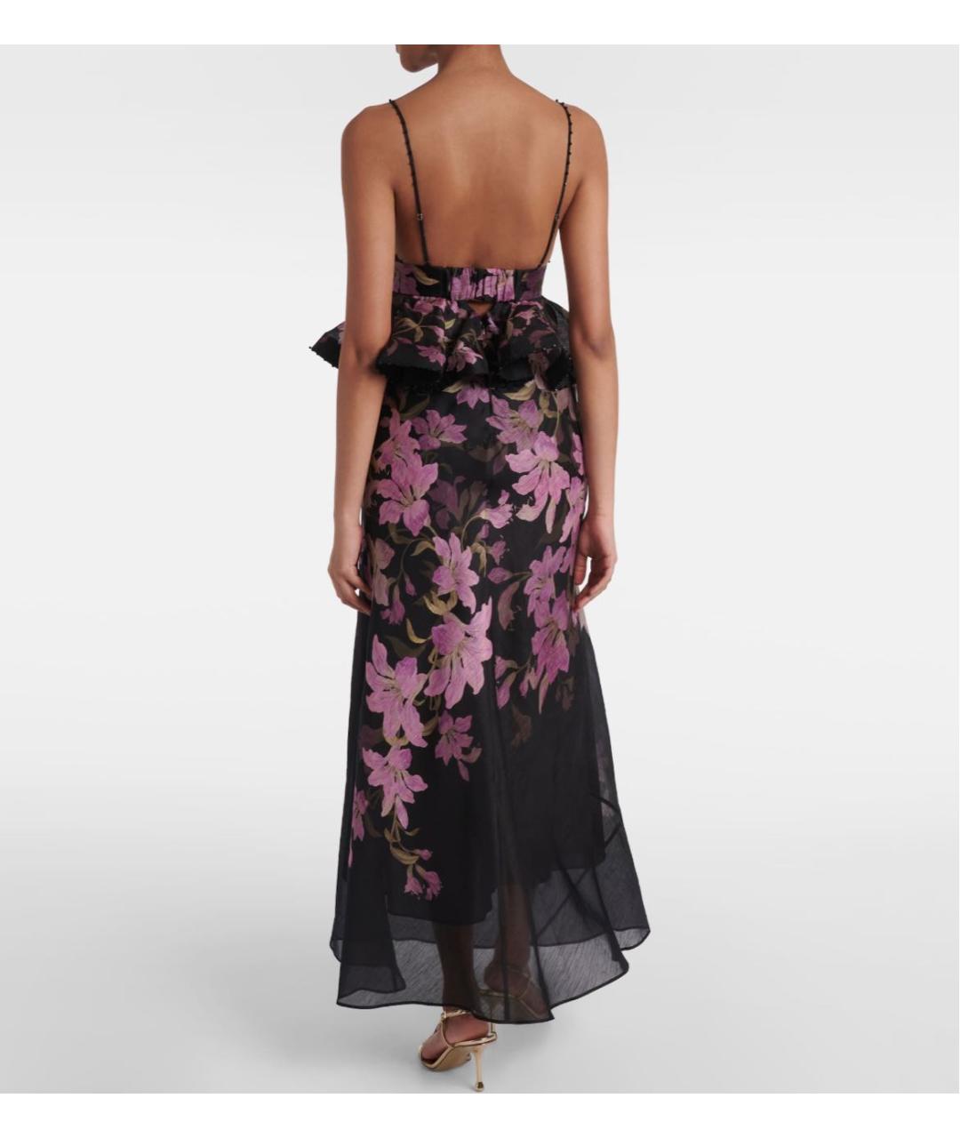 ZIMMERMANN Мульти шелковое вечернее платье, фото 5