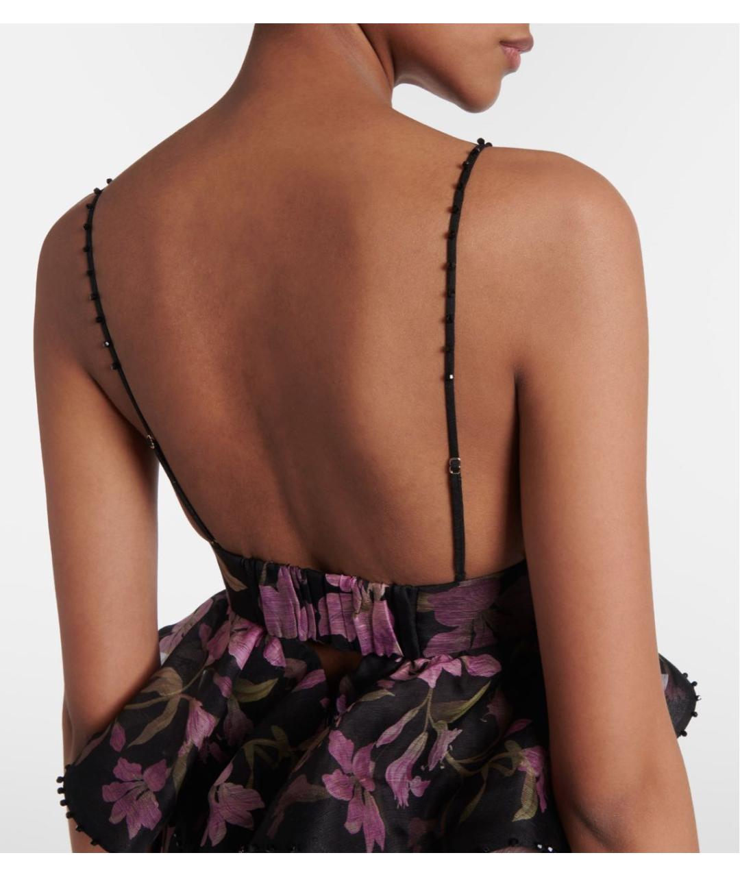 ZIMMERMANN Мульти шелковое вечернее платье, фото 7
