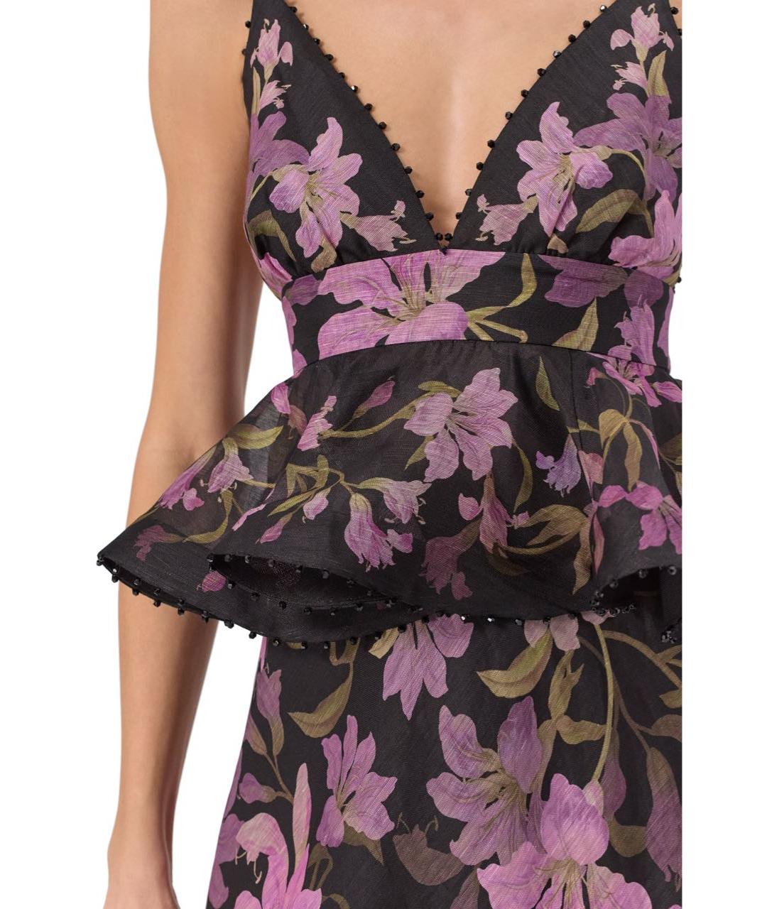 ZIMMERMANN Мульти шелковое вечернее платье, фото 2