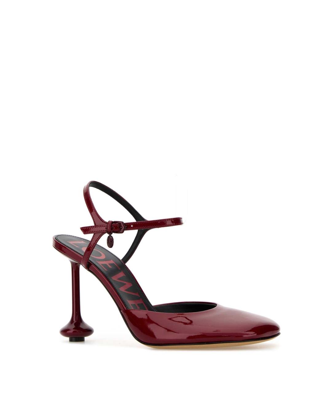LOEWE Красные кожаные туфли, фото 2