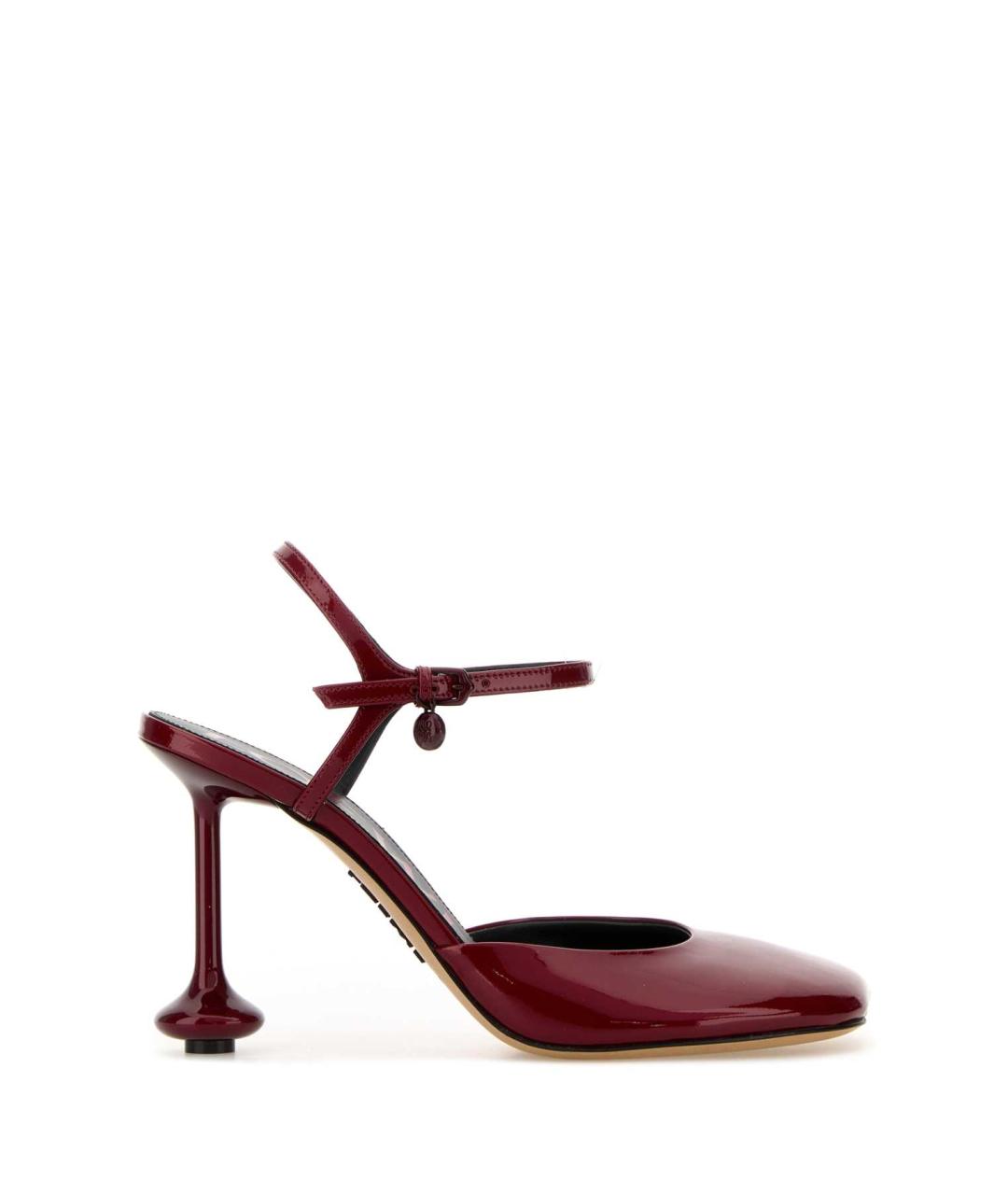 LOEWE Красные кожаные туфли, фото 1