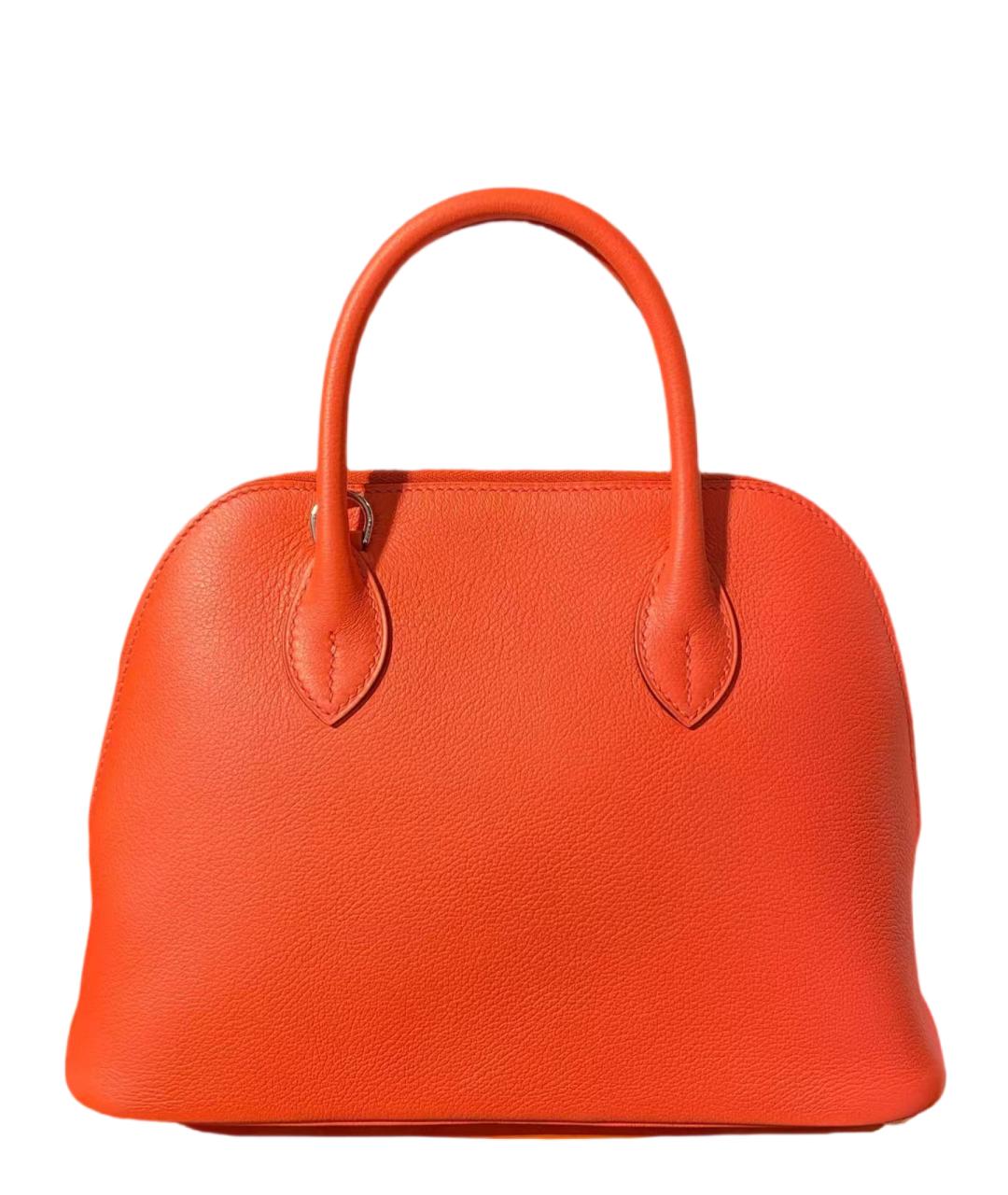 HERMES Красная сумка с короткими ручками, фото 7