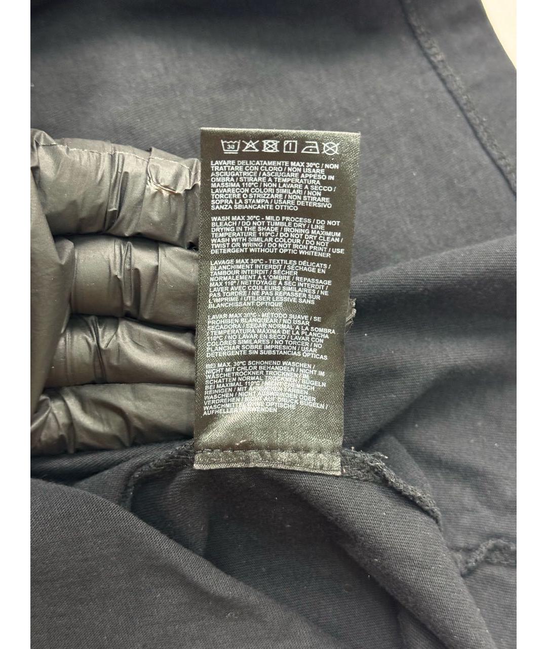 RAF SIMONS Черная хлопковая футболка, фото 8