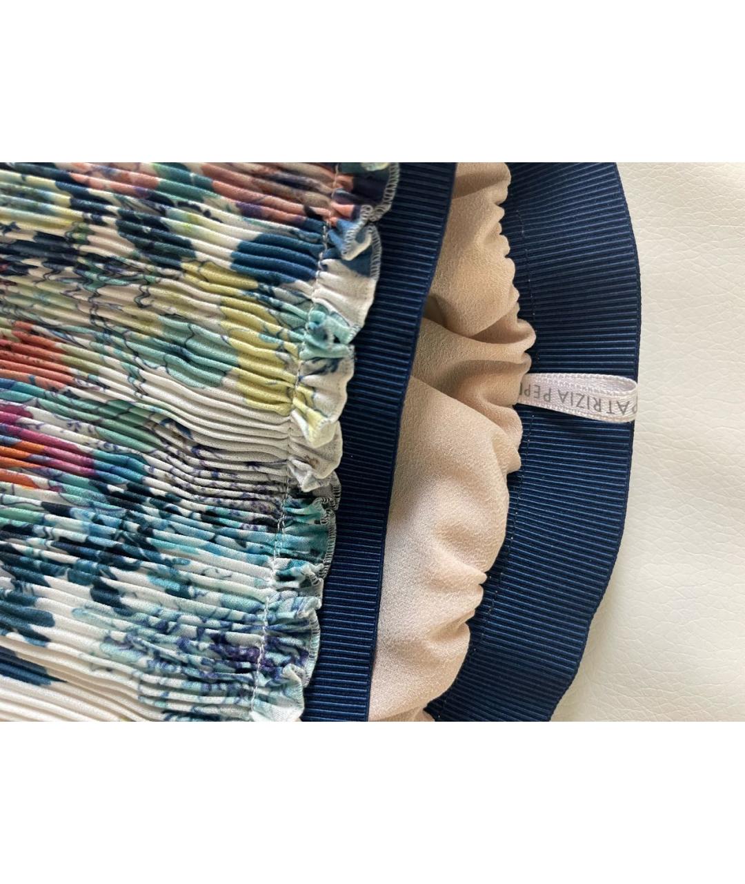 PATRIZIA PEPE Мульти полиэстеровая юбка макси, фото 5