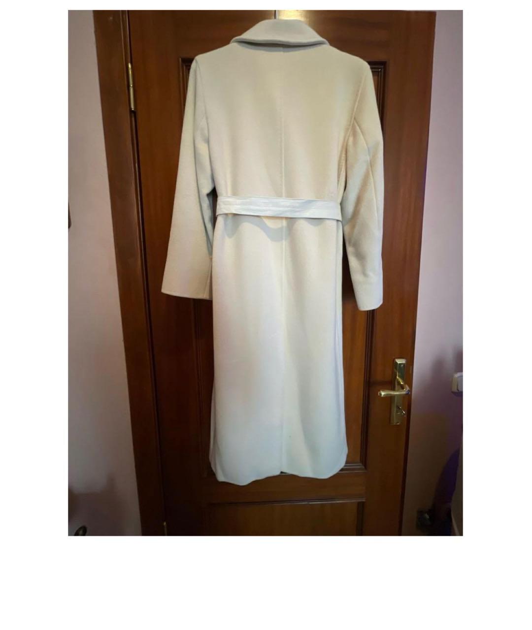 MAX MARA Белое шерстяное пальто, фото 2