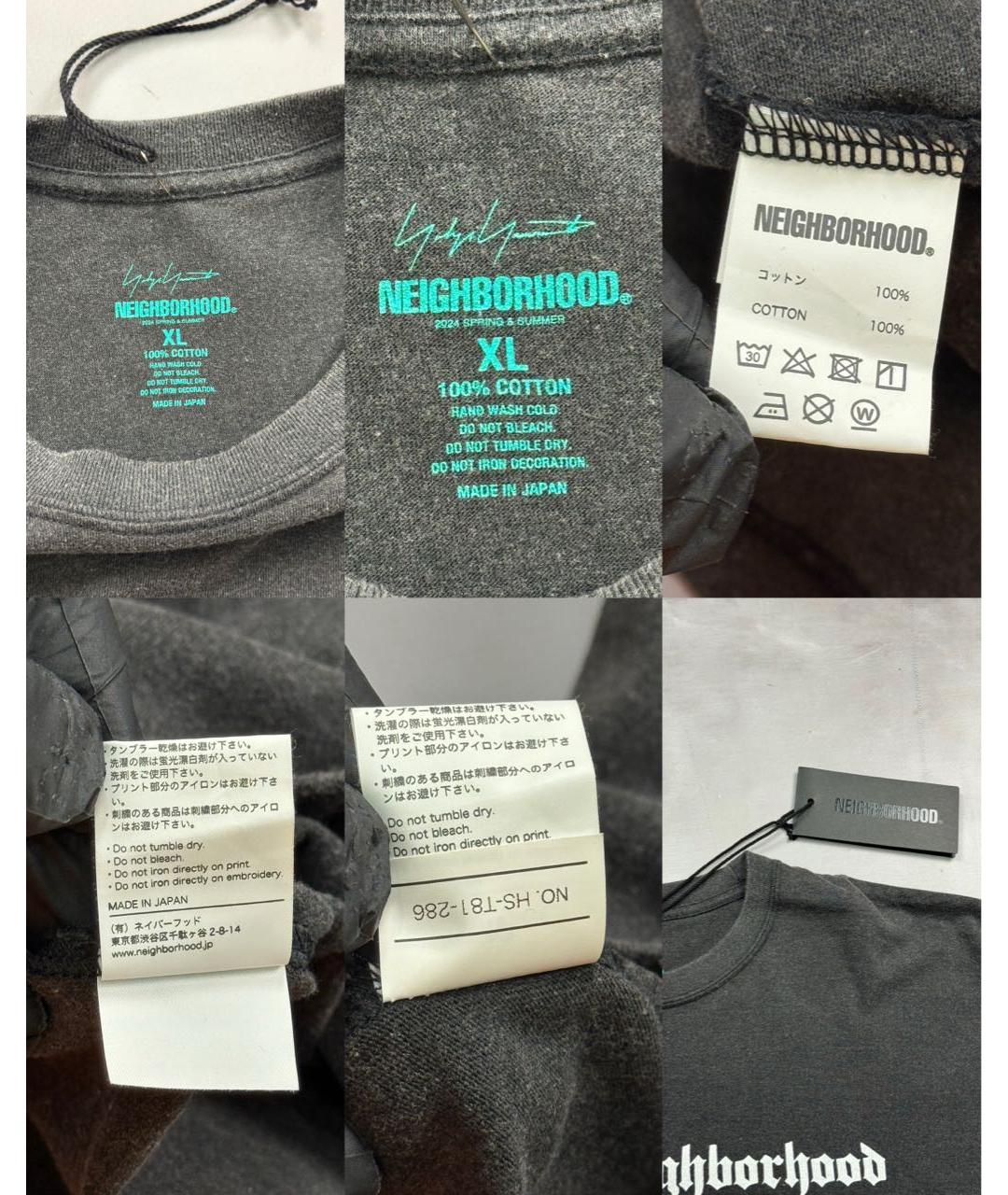 YOHJI YAMAMOTO Черная хлопковая футболка, фото 6