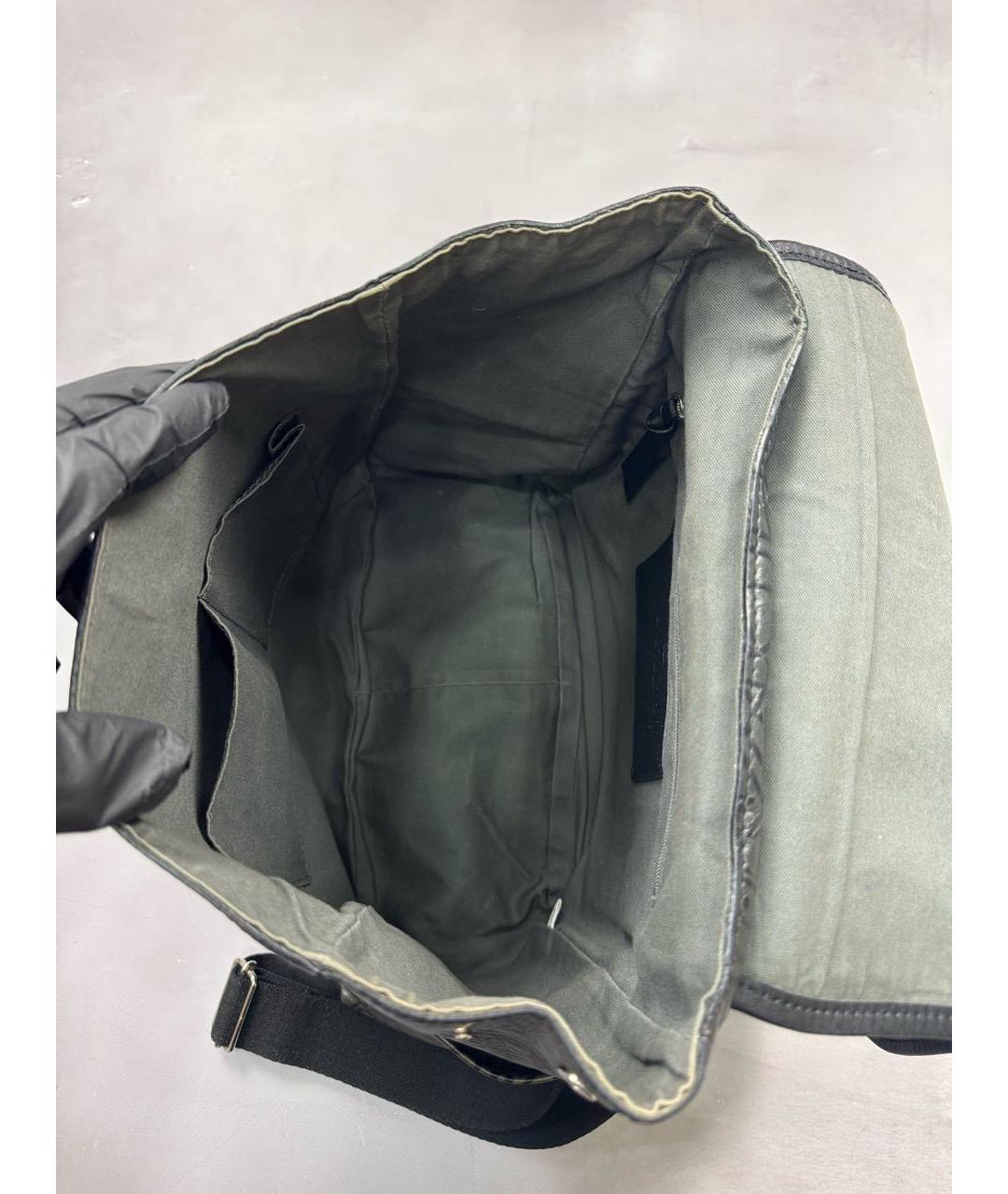 VIVIENNE WESTWOOD Антрацитовый кожаный рюкзак, фото 4