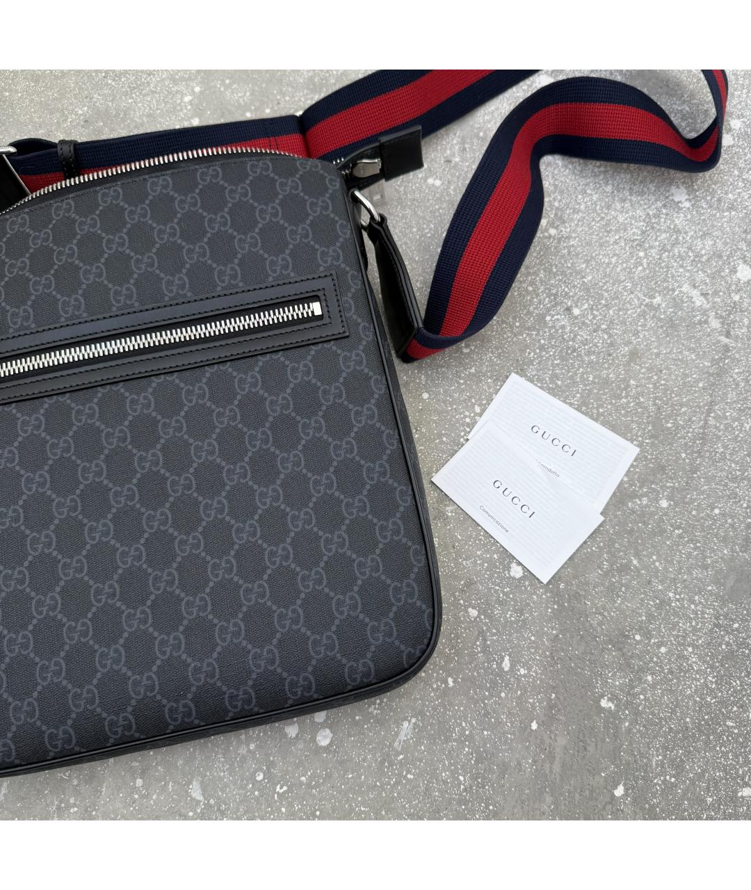 GUCCI Черная сумка на плечо, фото 10