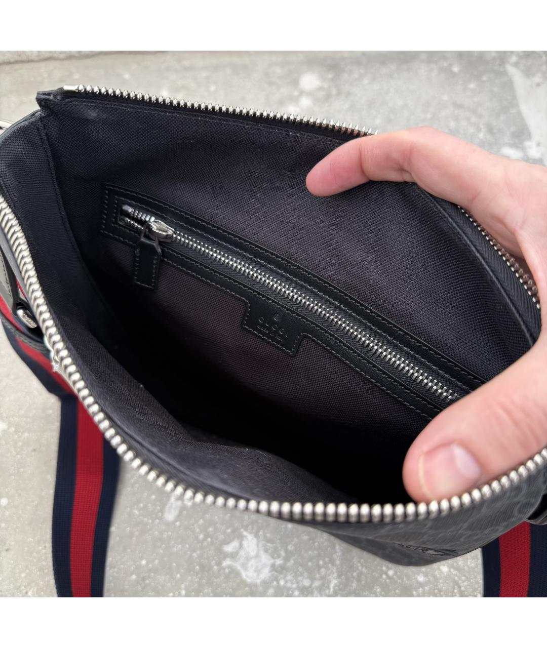 GUCCI Черная сумка на плечо, фото 8