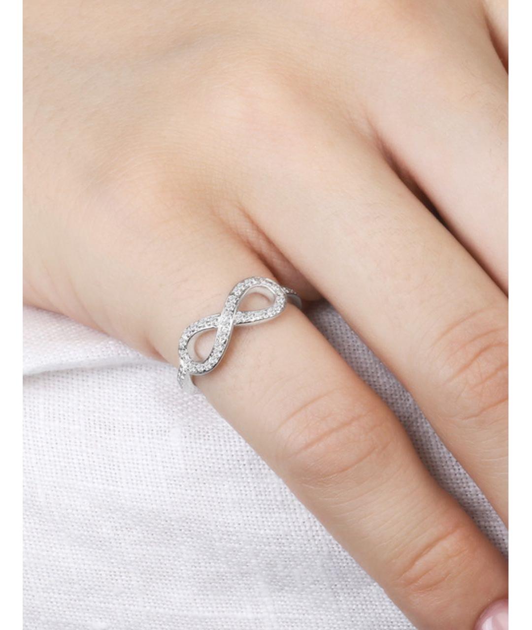 TIFFANY&CO Серебряное платиновое кольцо, фото 2