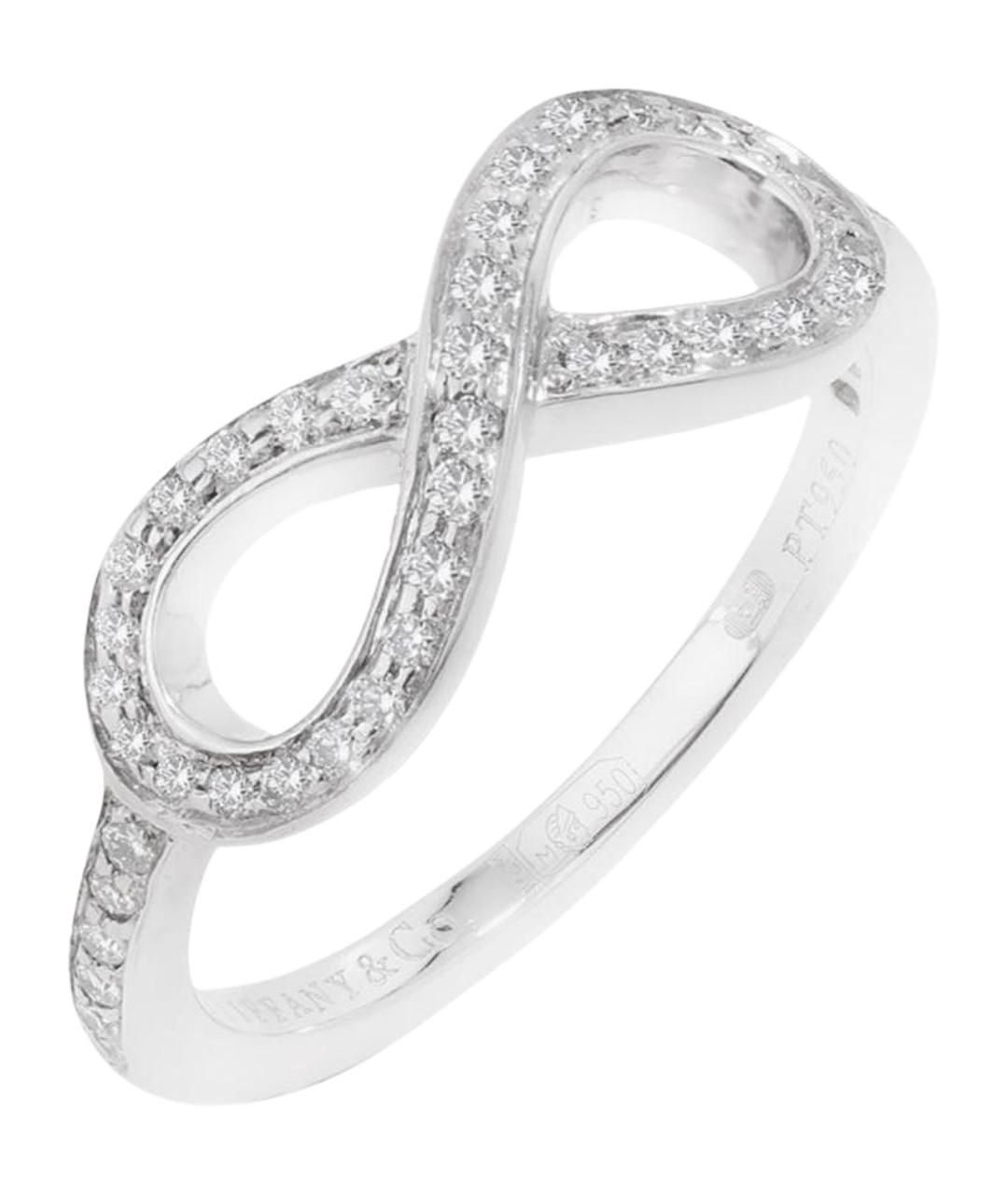 TIFFANY&CO Серебряное платиновое кольцо, фото 1