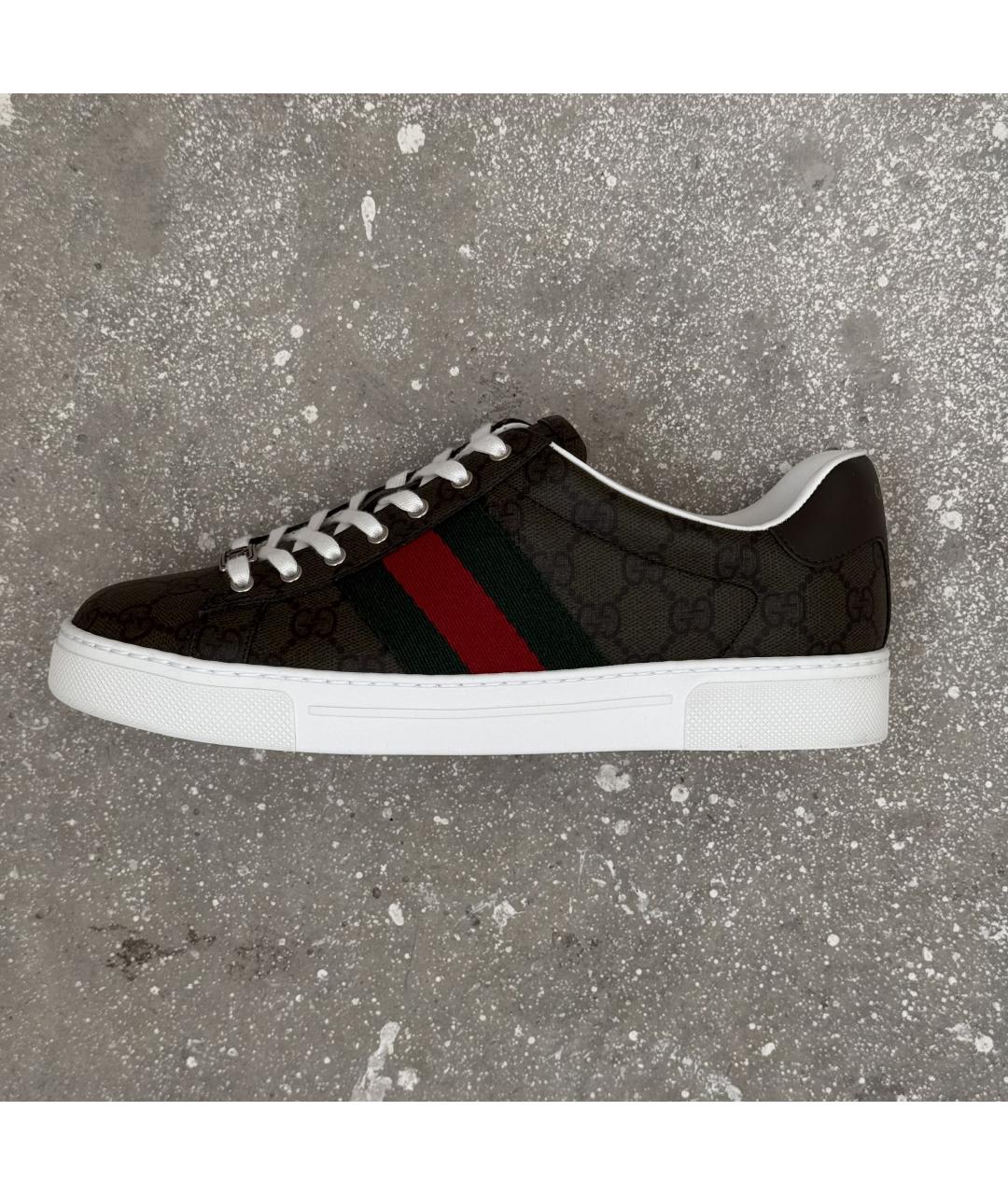 GUCCI Зеленые кеды, фото 10