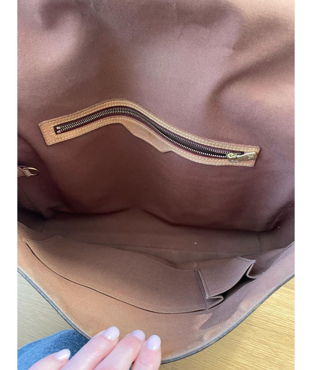 LOUIS VUITTON Коричневый портфель, фото 3