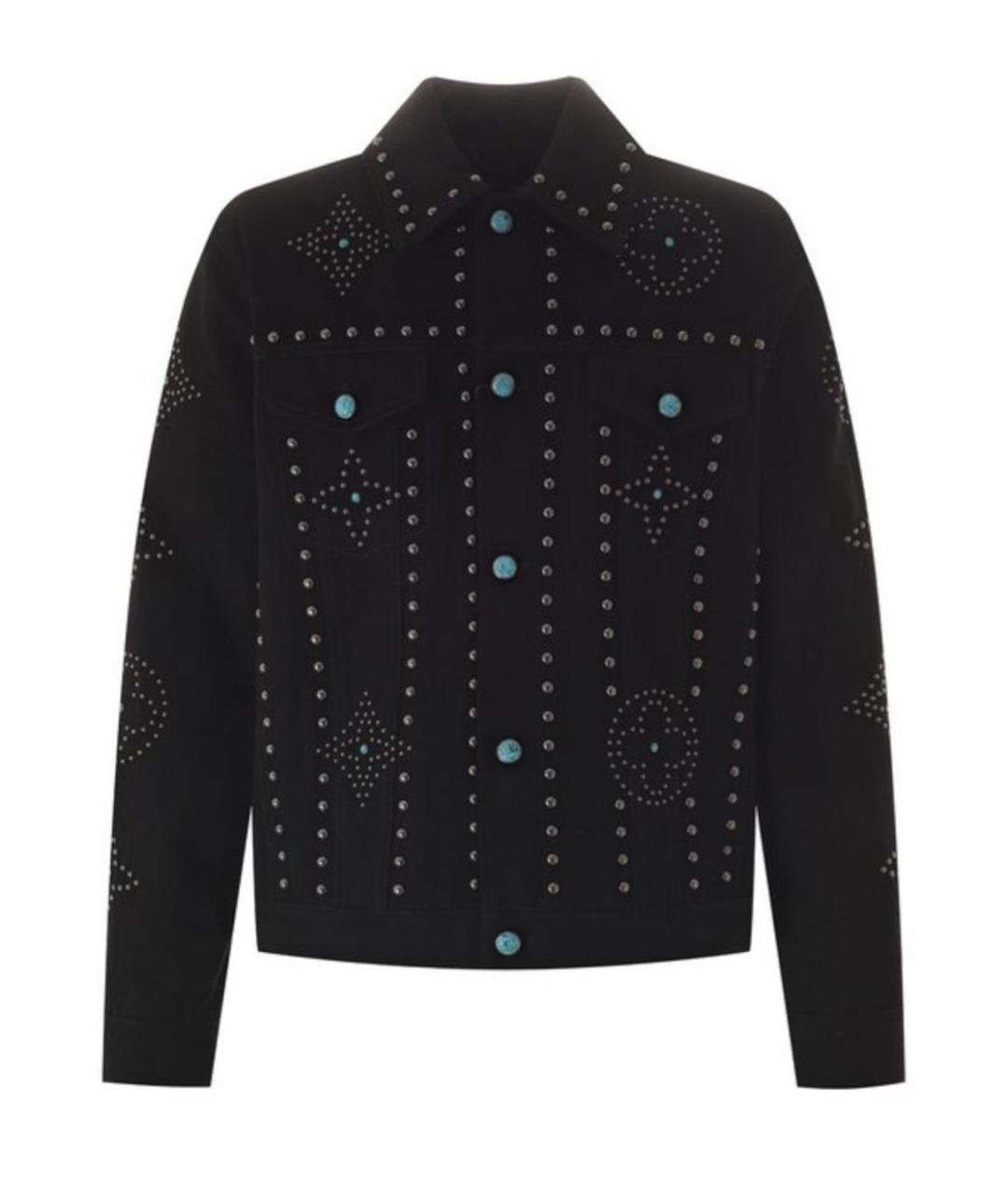 LOUIS VUITTON Темно-синяя деним куртка, фото 1