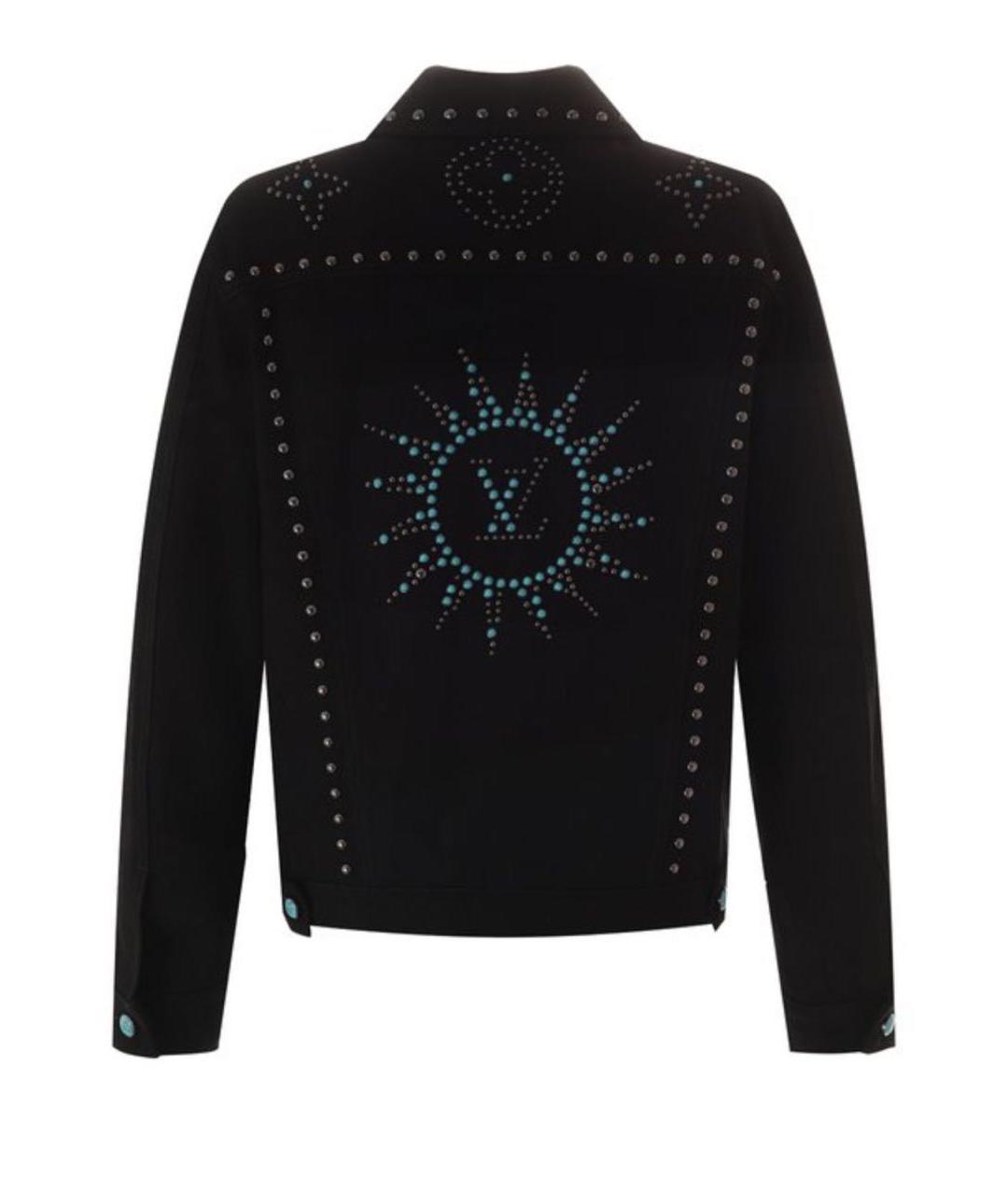 LOUIS VUITTON Темно-синяя деним куртка, фото 2