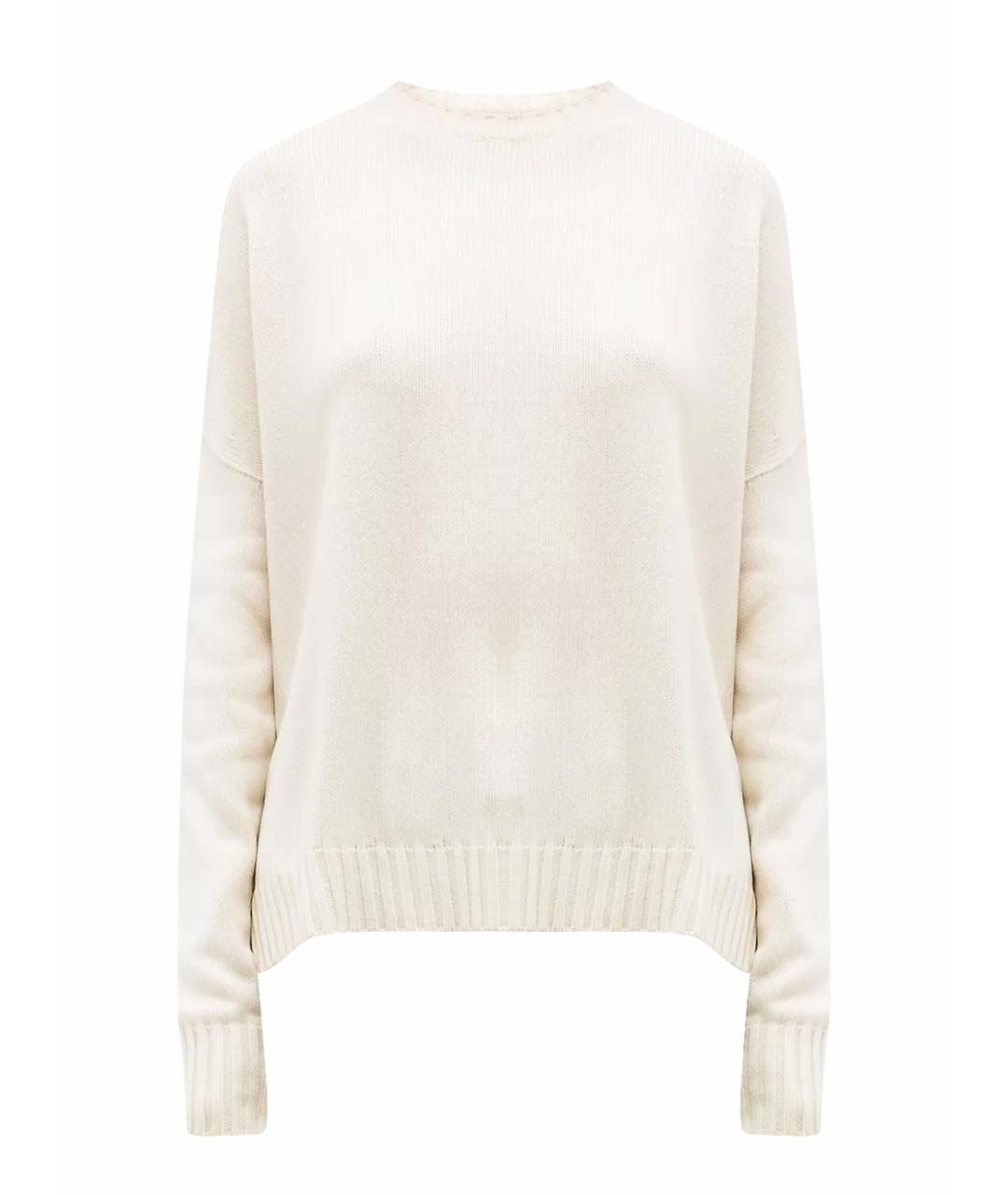 LORO PIANA Белый кашемировый джемпер / свитер, фото 1