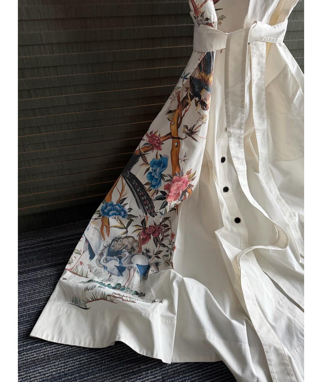 CHRISTIAN DIOR Белый шелковый сарафан, фото 3