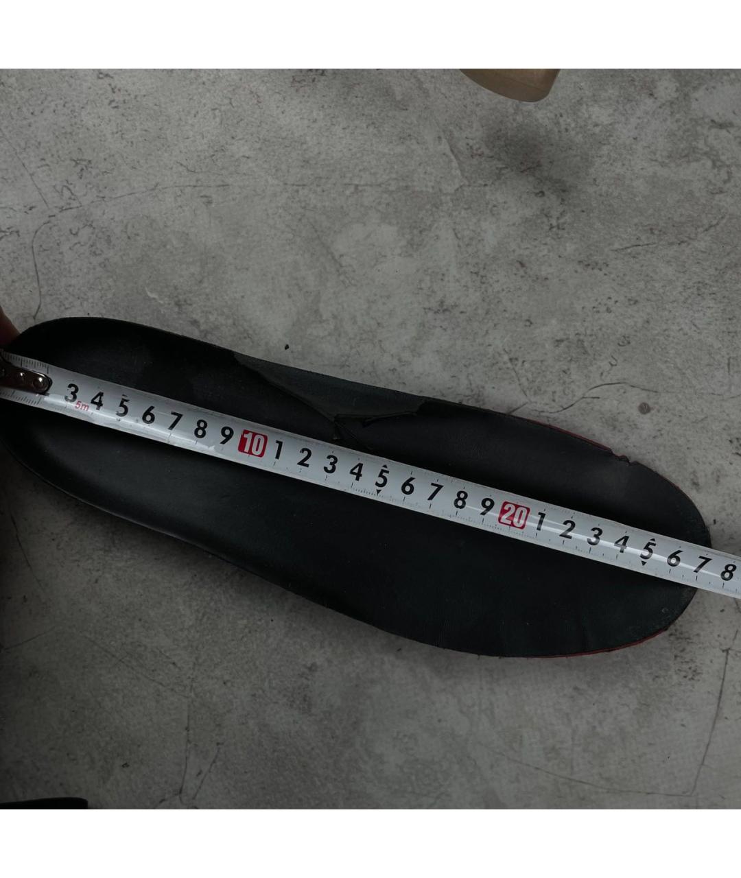 RAF SIMONS Черные замшевые низкие кроссовки / кеды, фото 5