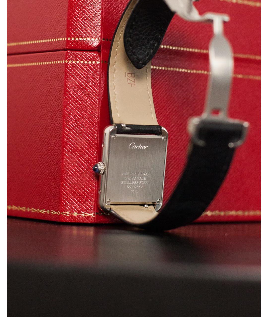 CARTIER Серебряные часы, фото 6