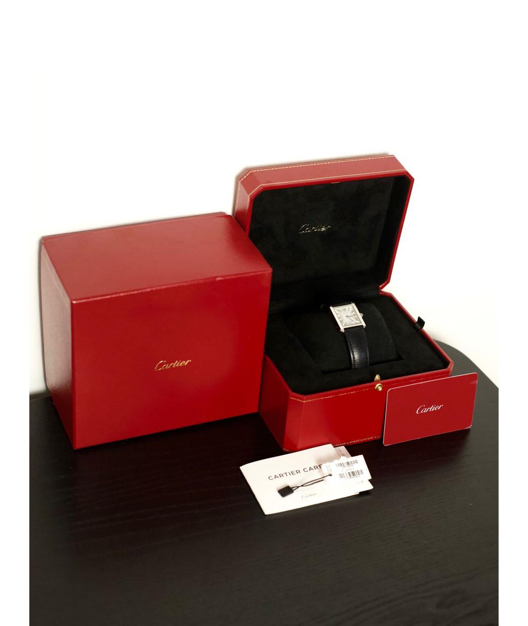 CARTIER Серебряные часы, фото 2