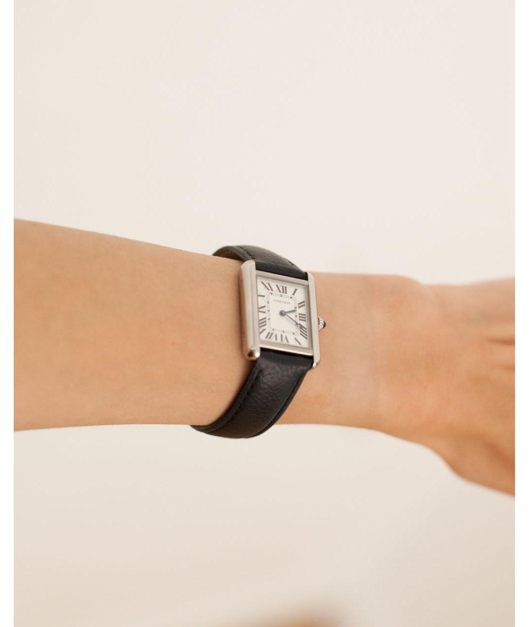CARTIER Серебряные часы, фото 8