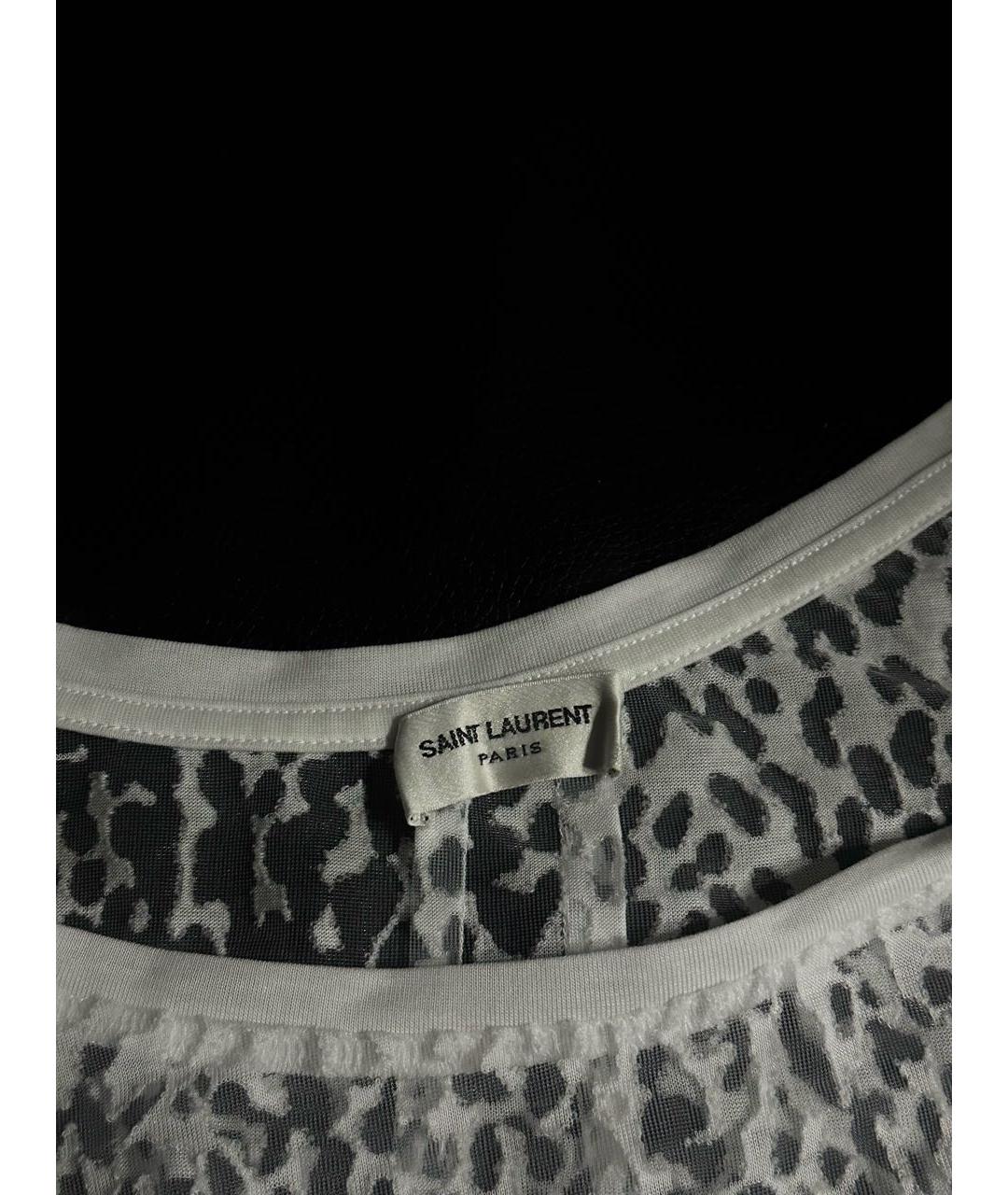 SAINT LAURENT Мульти хлопковая футболка, фото 5
