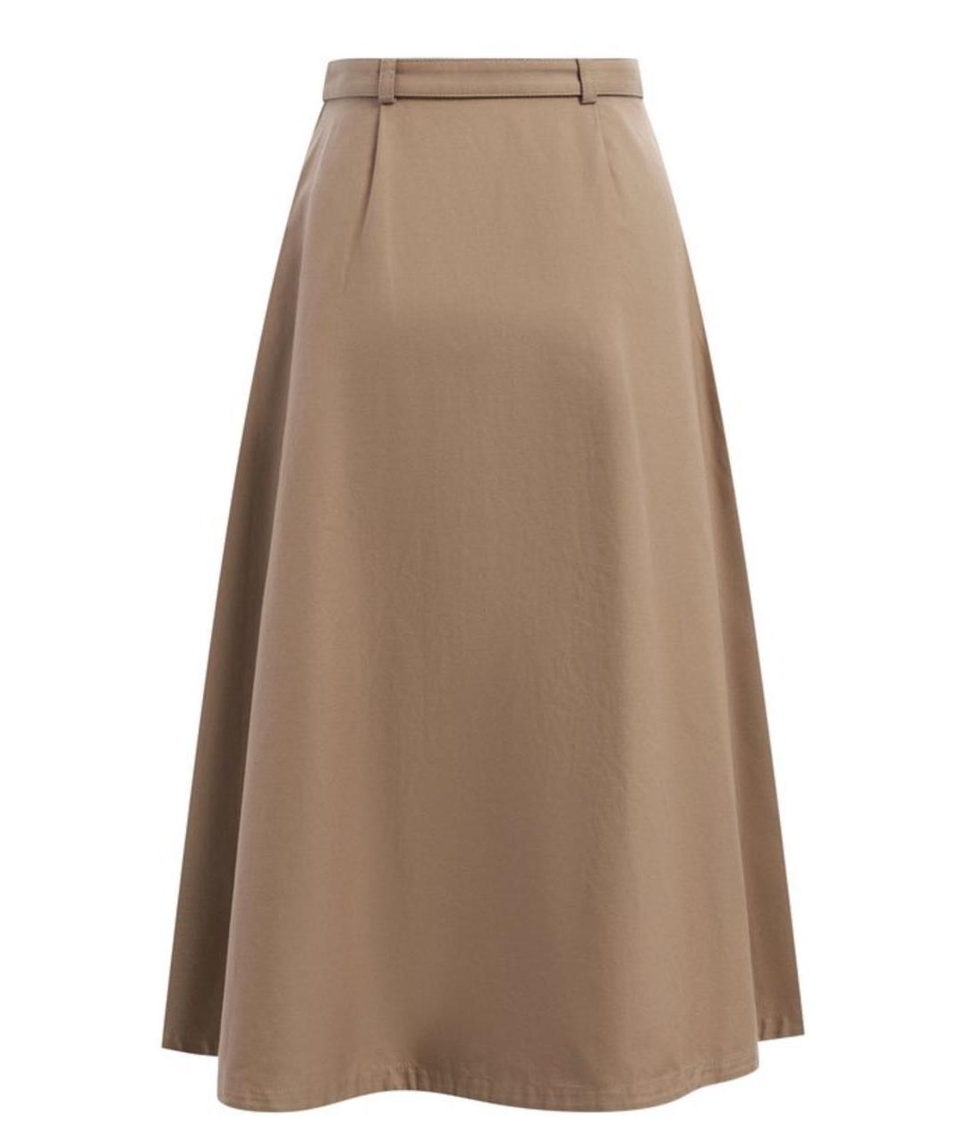 CHRISTIAN DIOR Бежевый деним костюм с юбками, фото 6