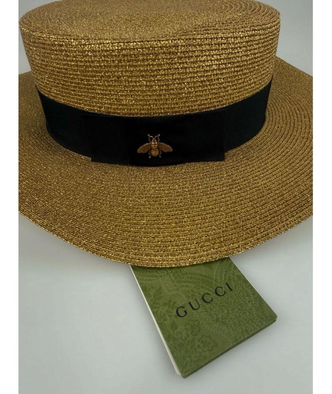 GUCCI Золотая шляпа, фото 2