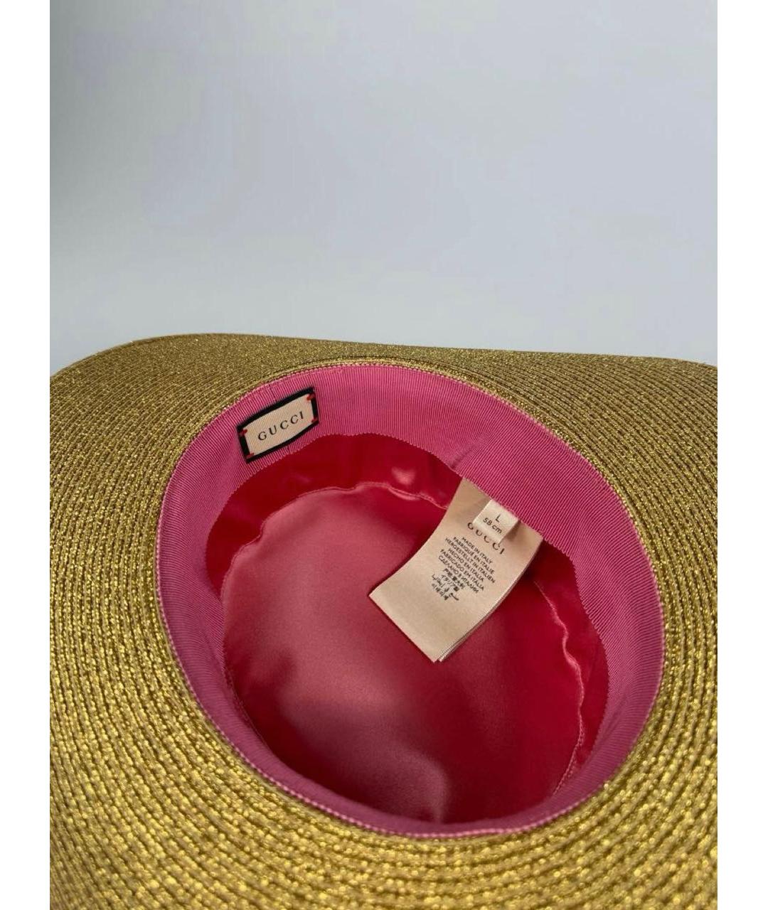 GUCCI Золотая шляпа, фото 3