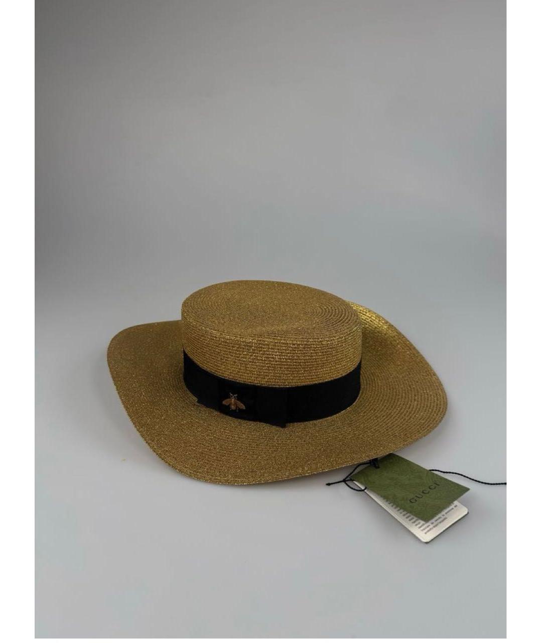 GUCCI Золотая шляпа, фото 4