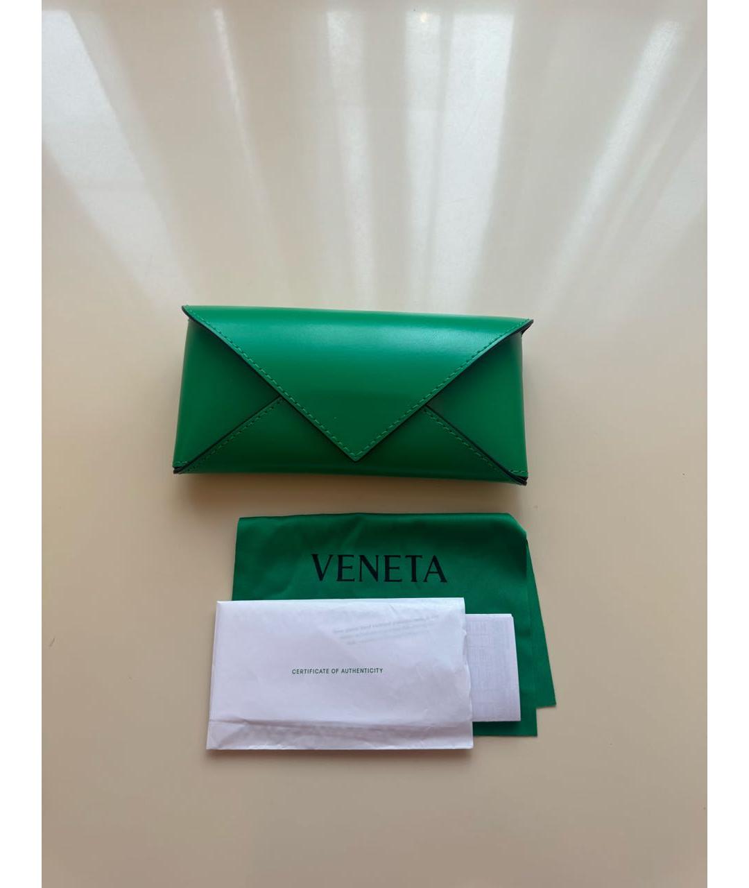 BOTTEGA VENETA Серые металлические солнцезащитные очки, фото 4