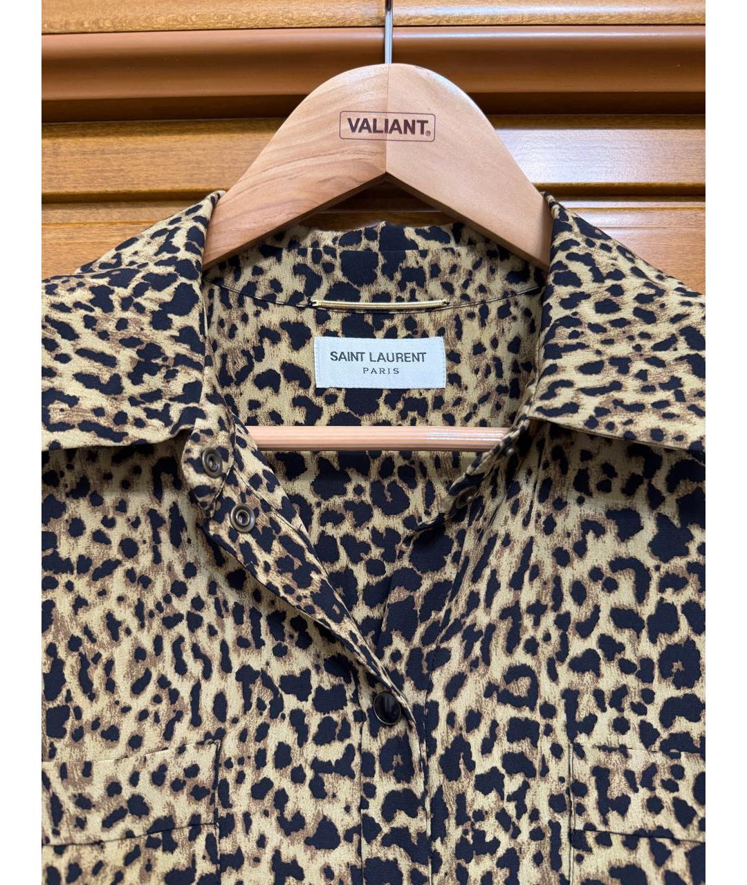 SAINT LAURENT Шелковое повседневное платье, фото 4