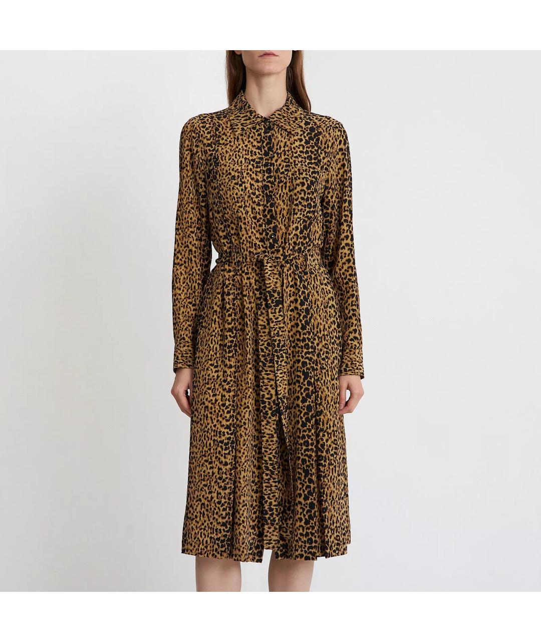 SAINT LAURENT Шелковое повседневное платье, фото 2