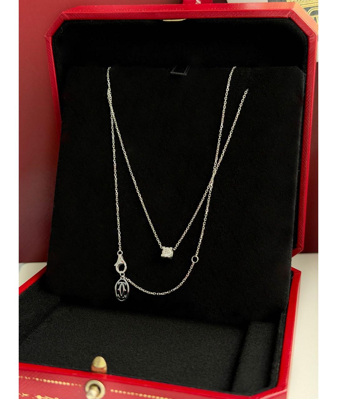 CARTIER Белая подвеска из белого золота, фото 2