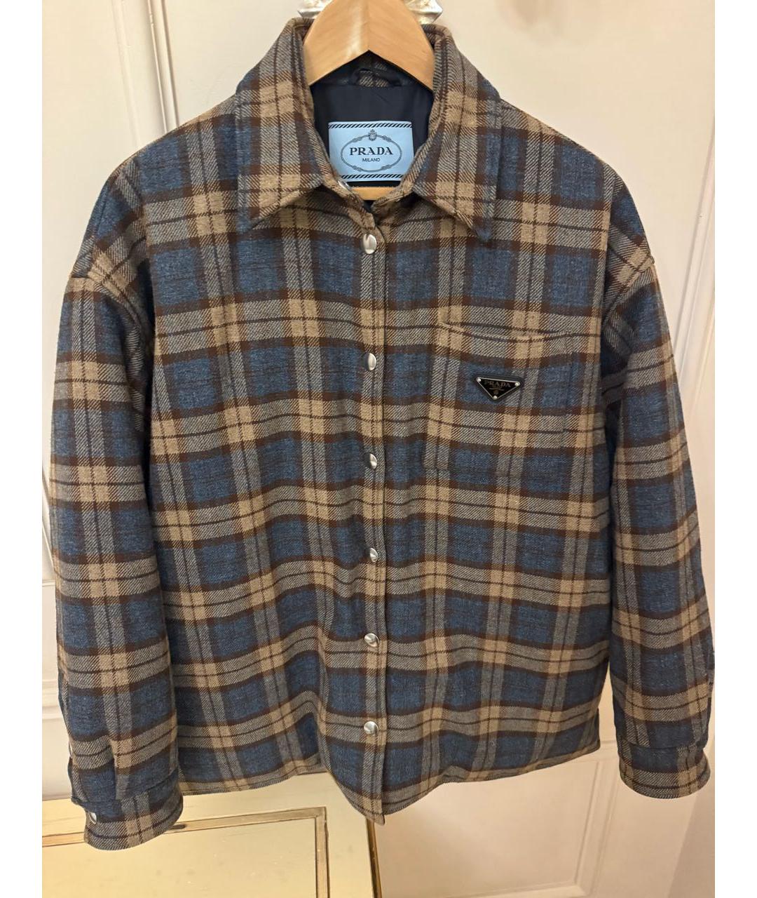 PRADA Коричневый пуховик, фото 5