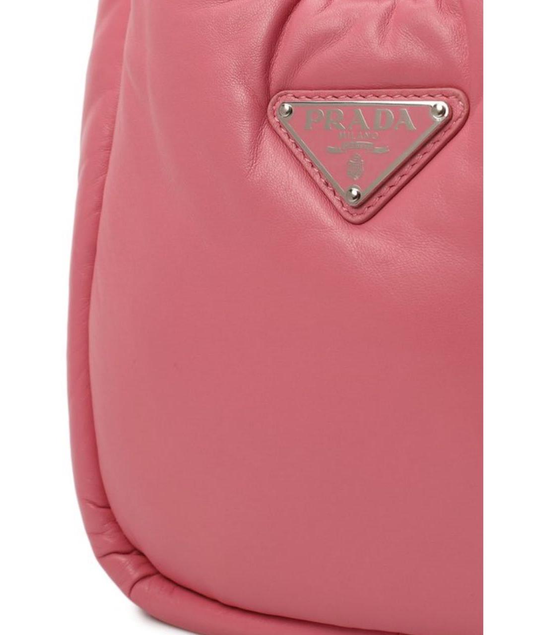 PRADA Розовая сумка через плечо, фото 5