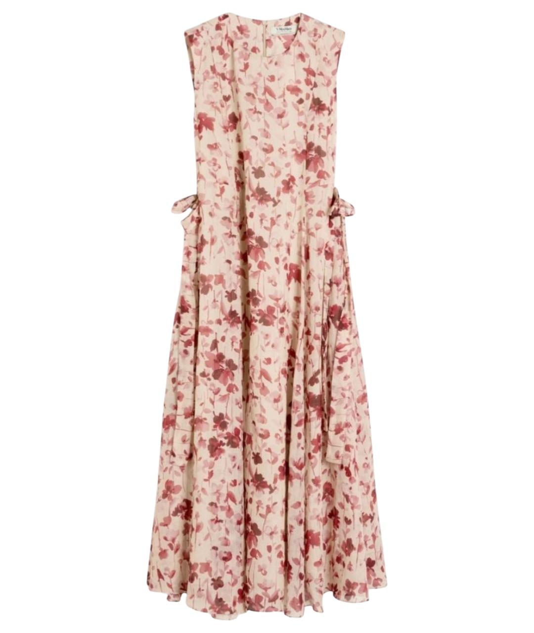 'S MAX MARA Розовое хлопковое повседневное платье, фото 1