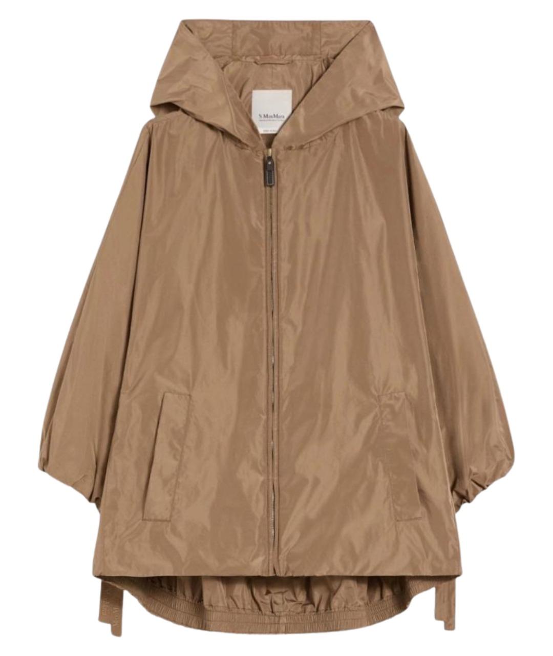 'S MAX MARA Бежевая полиэстеровая куртка, фото 1