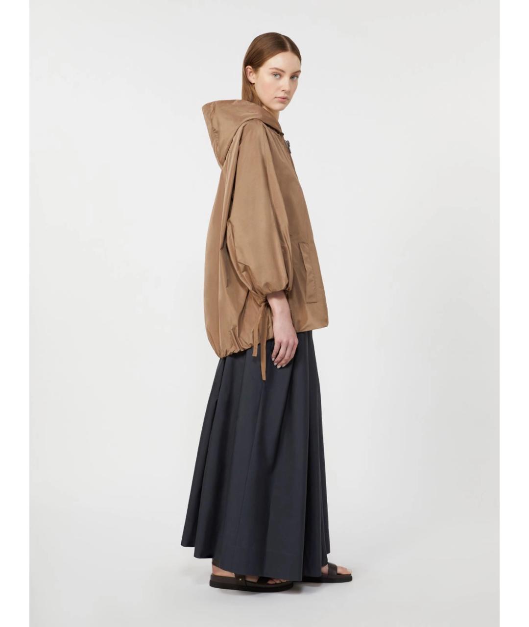 'S MAX MARA Бежевая полиэстеровая куртка, фото 2