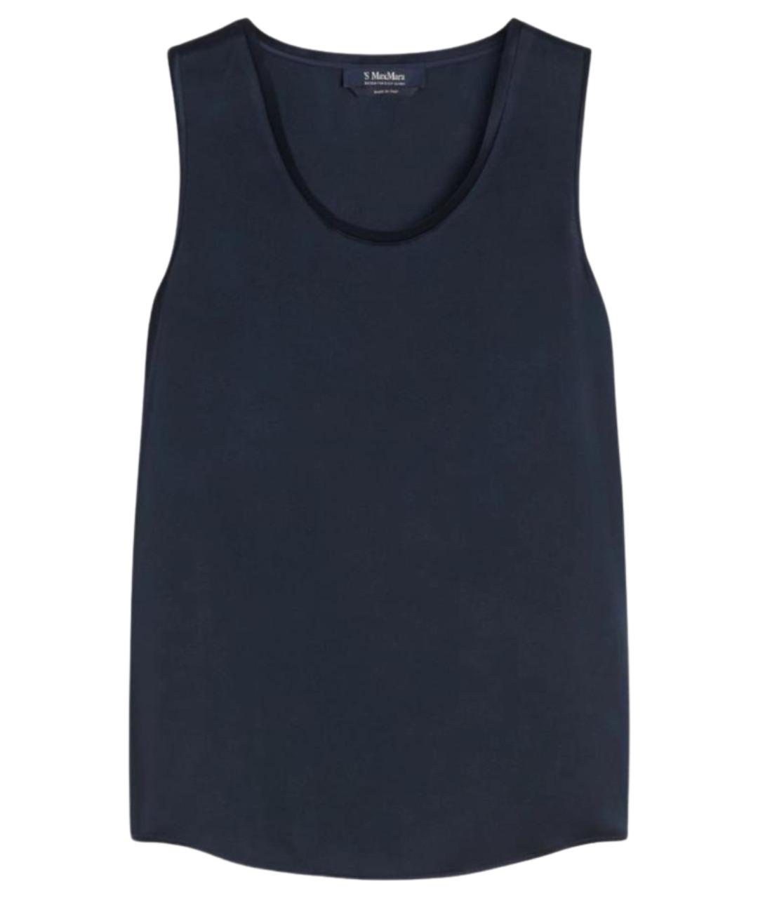 'S MAX MARA Синяя майка, фото 1