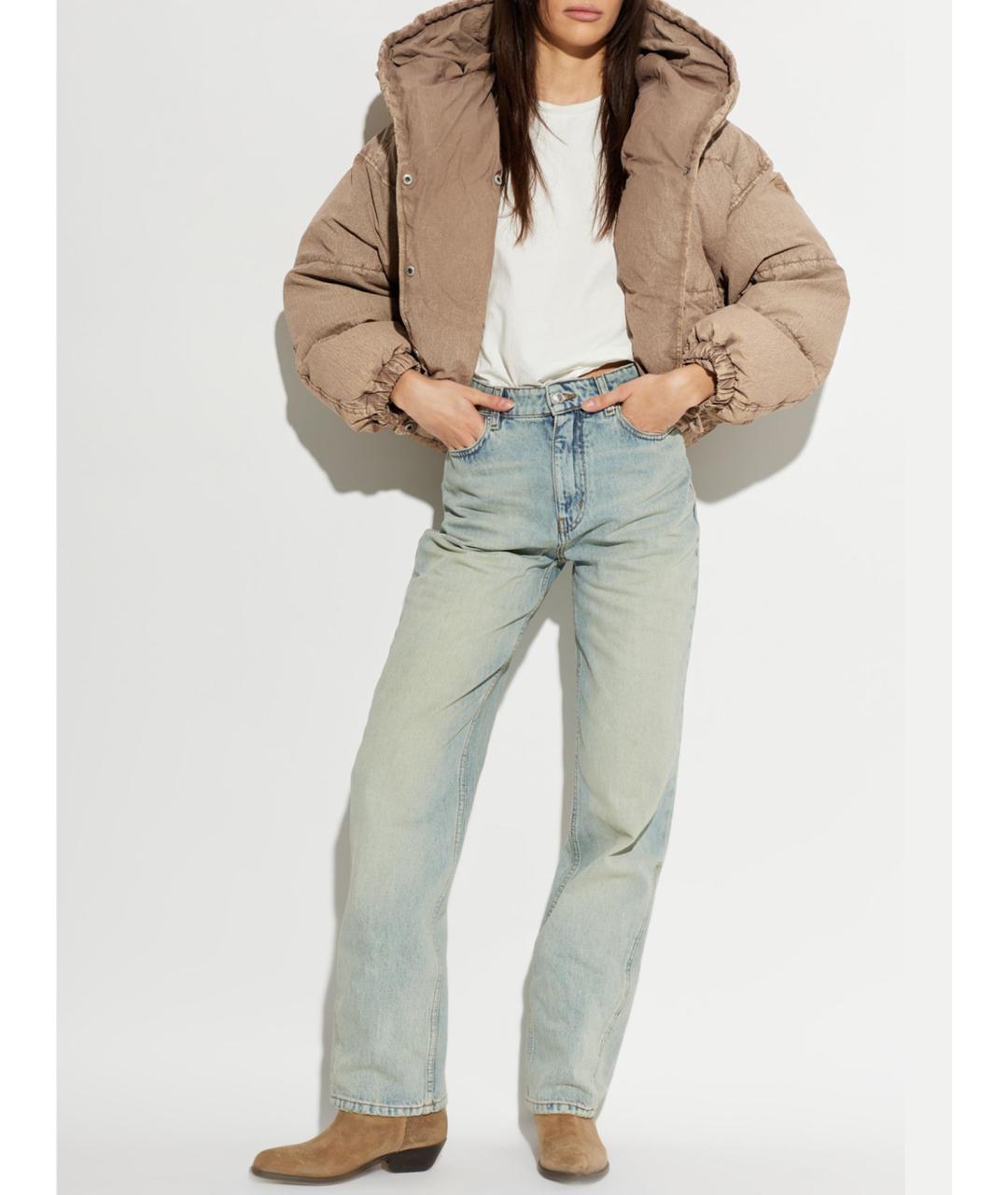 ZADIG & VOLTAIRE Голубые хлопковые джинсы слим, фото 2