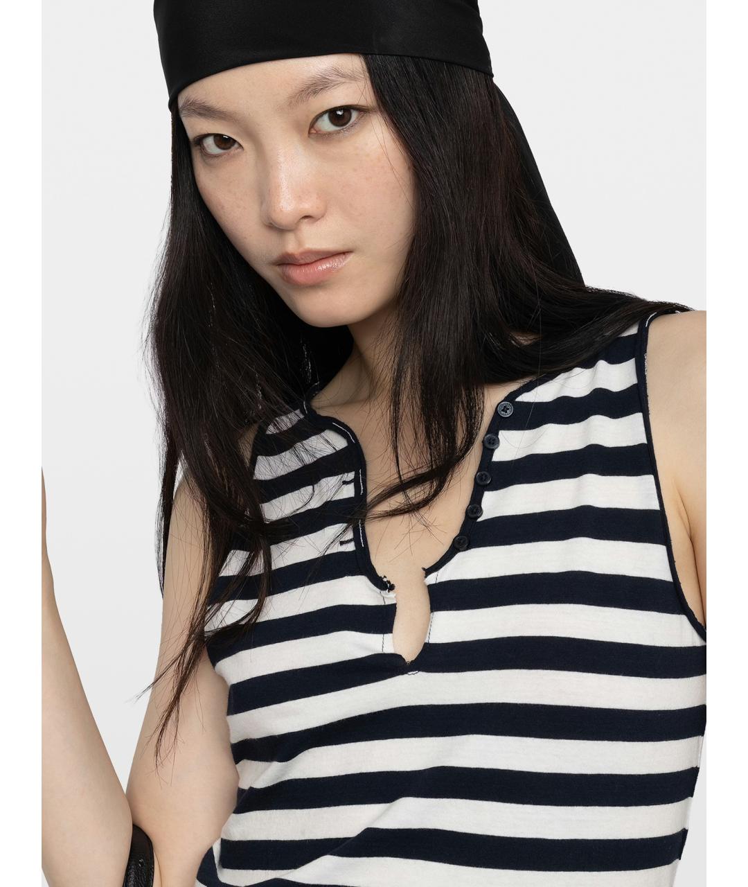 ZADIG & VOLTAIRE Мульти хлопковая майка, фото 5