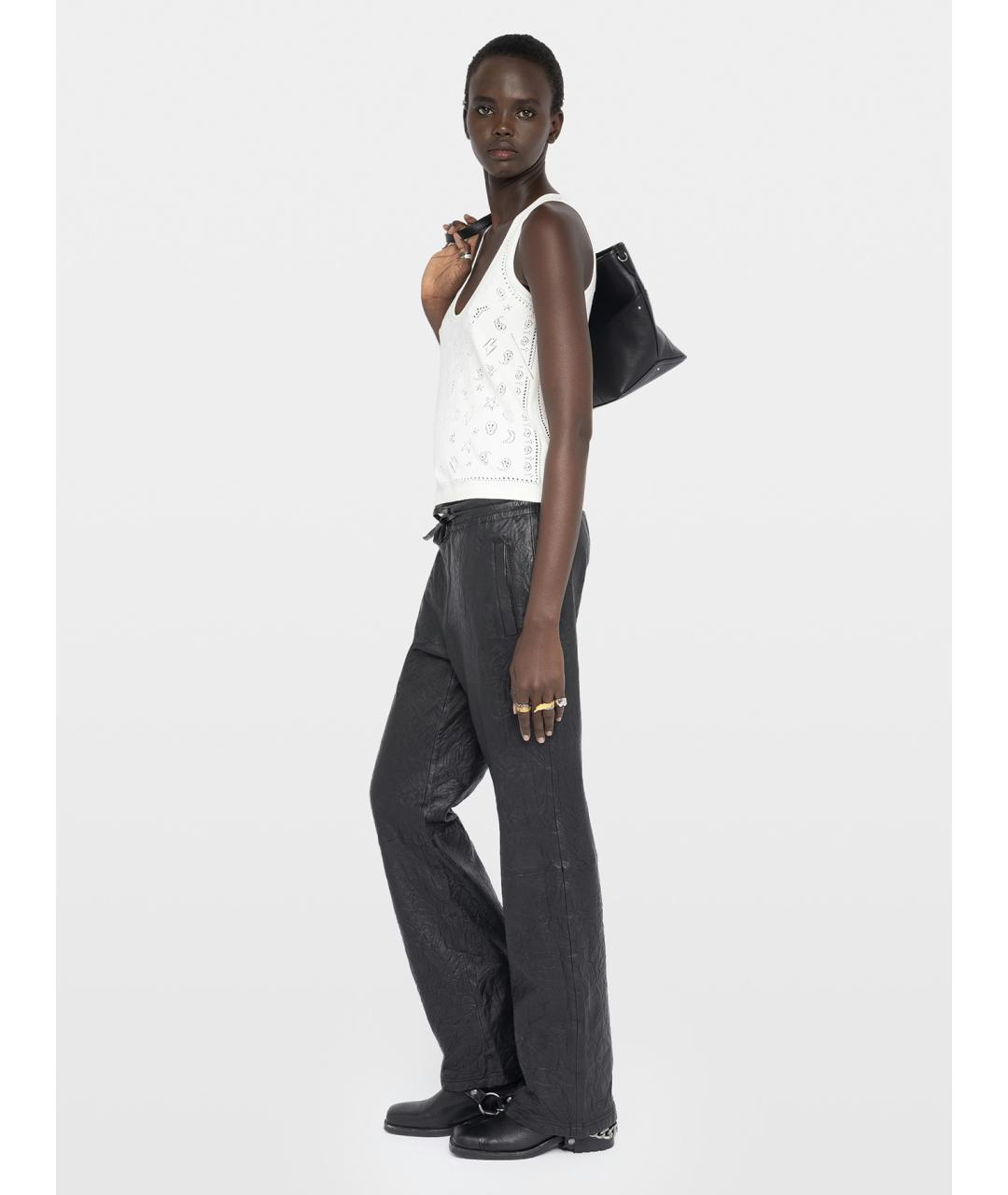 ZADIG & VOLTAIRE Белая хлопковая майка, фото 4