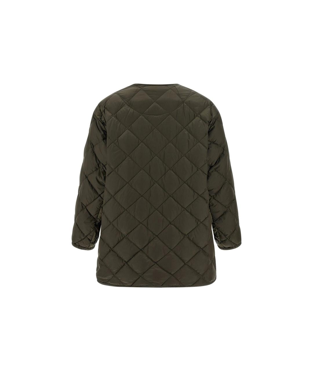 'S MAX MARA Зеленый полиамидовый пуховик, фото 2
