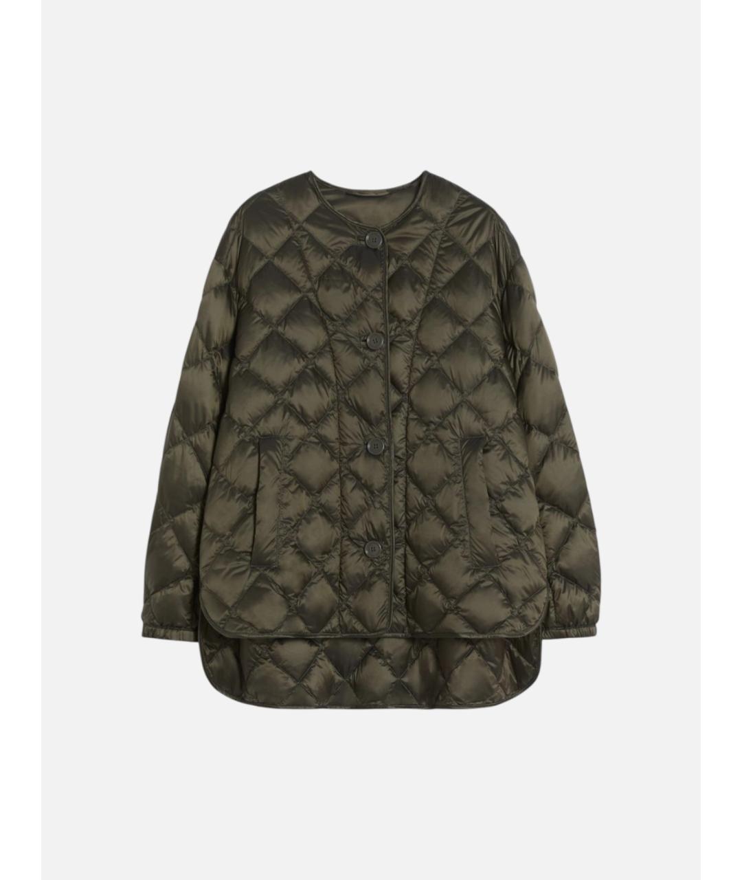 'S MAX MARA Зеленая полиамидовая куртка, фото 6