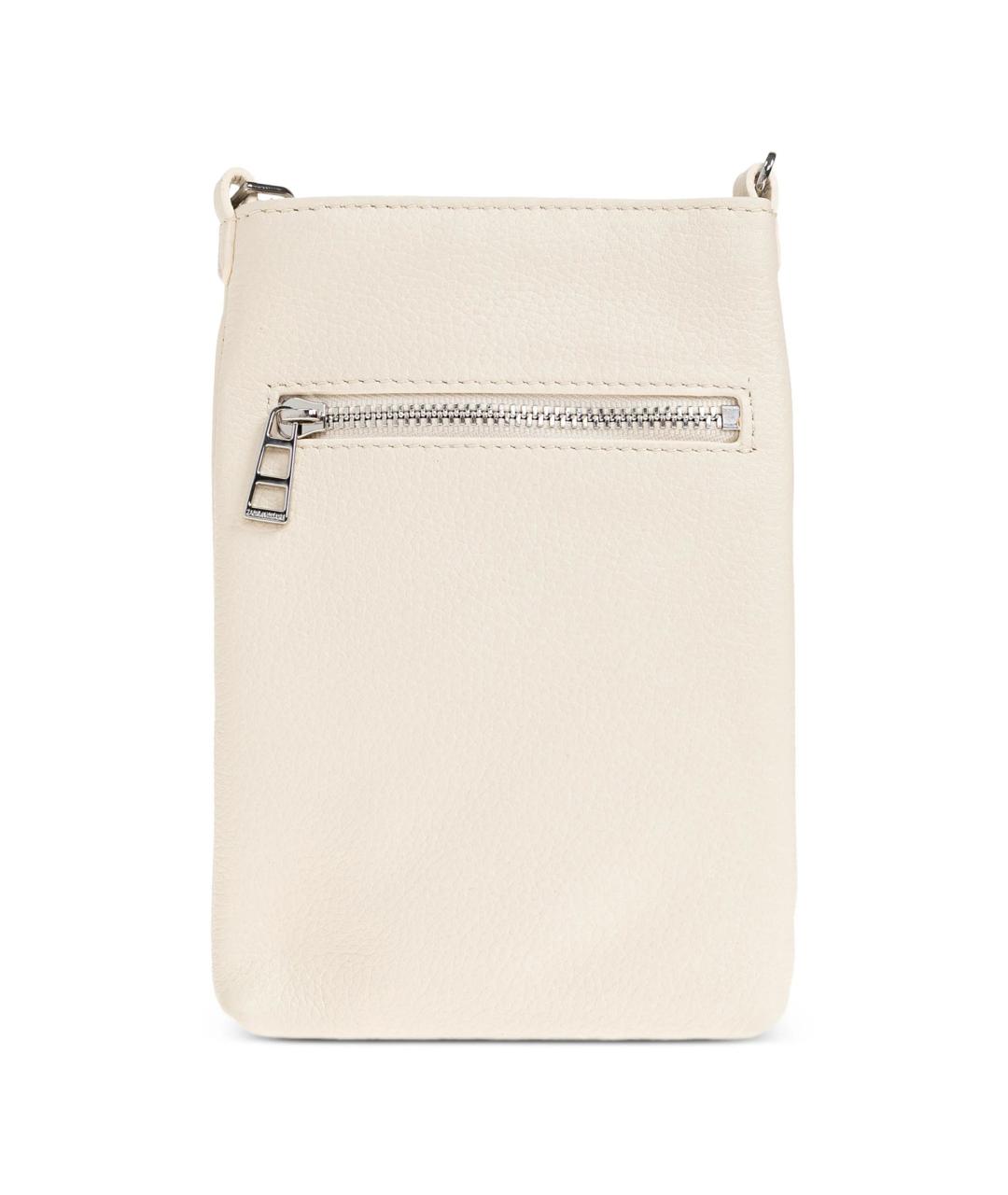 ZADIG & VOLTAIRE Белая кожаная сумка через плечо, фото 3